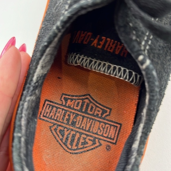 Harley Davidson  Kids Black Sneakers size 1 - Picture 6 of 11